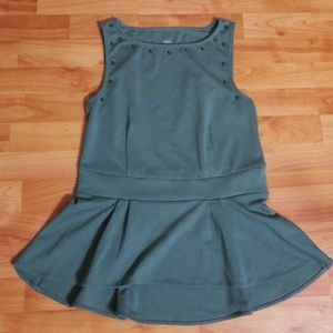 Target Mossimo Peplum Top Size Medium